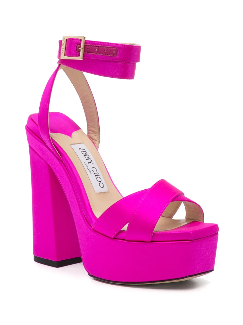 Jimmy Choo Pre-Owned 140 mm Gaia sandalen - Roze