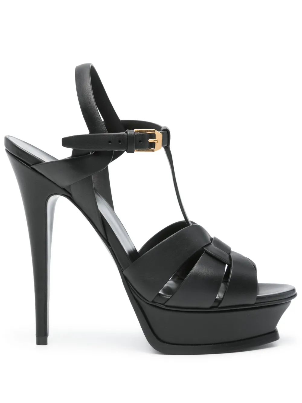 Saint Laurent Pre-Owned Tribute Sandalen 150mm - Schwarz