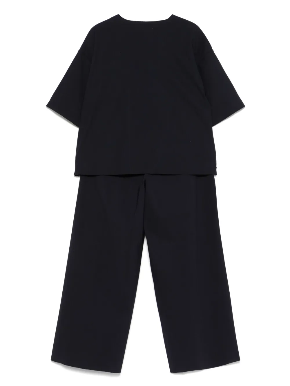 Il Gufo bow-detail trouser set Blauw