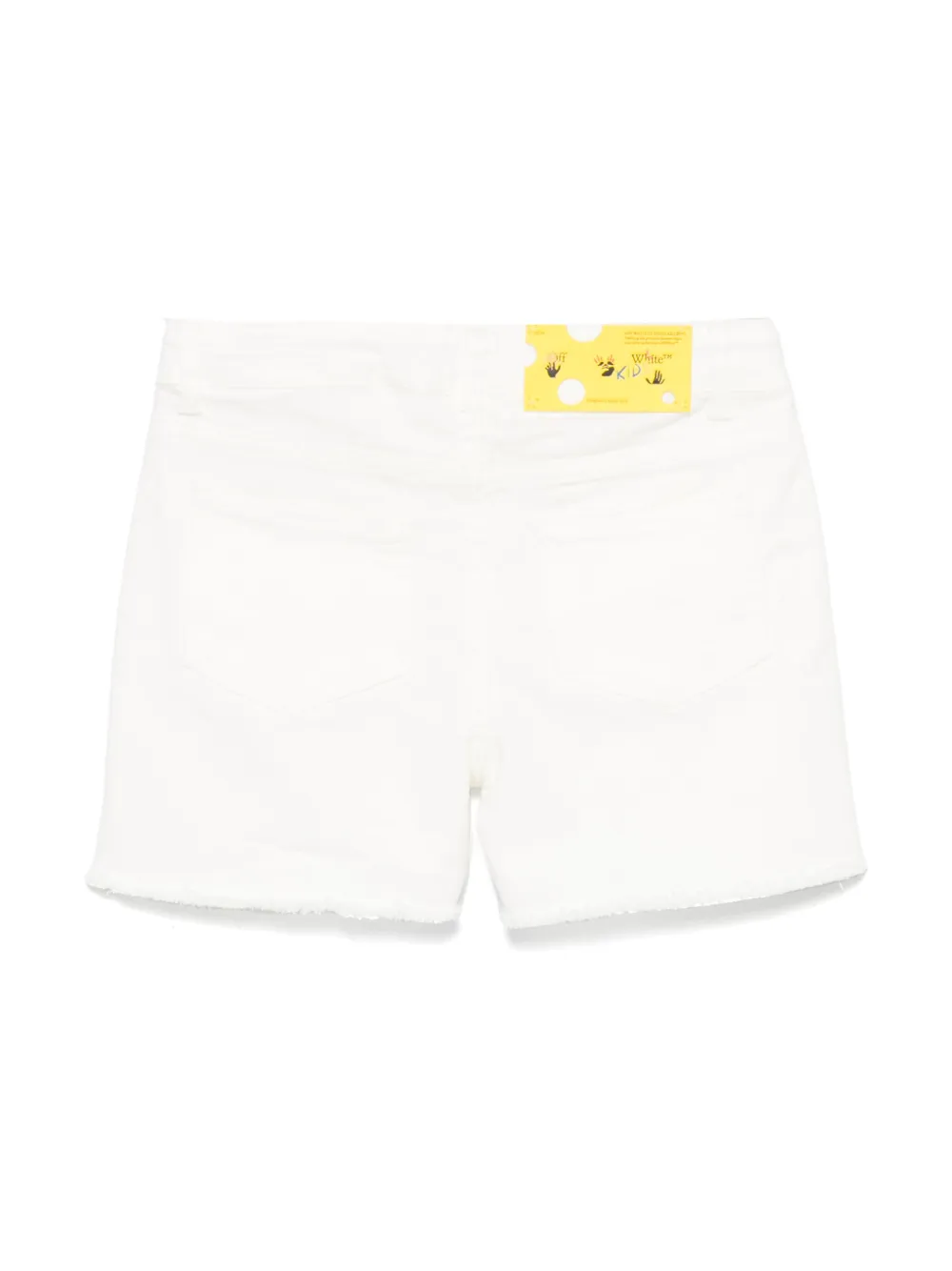 Off-White Kids Off Stamp shorts - Wit