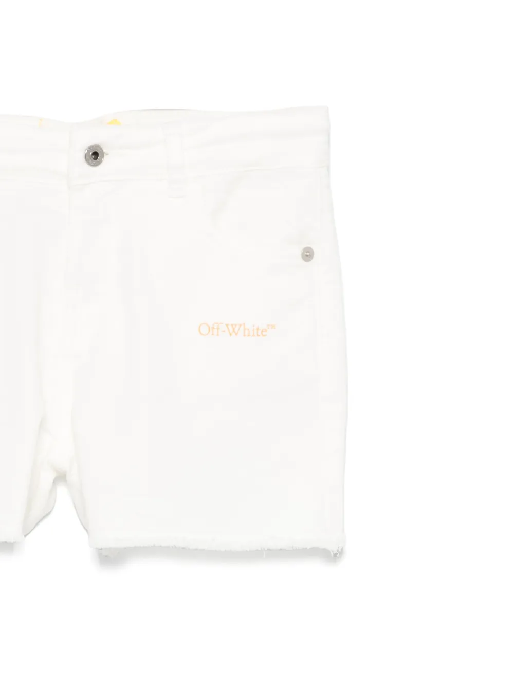 Off-White Kids Off Stamp shorts Wit