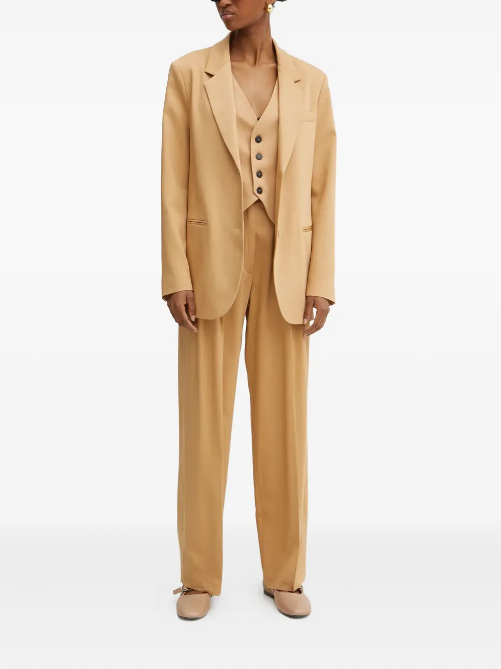 Forte Forte Pleated Trousers In Neutral