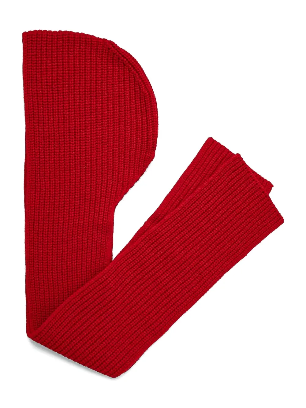 Forte Forte Hooded Scarf In Red