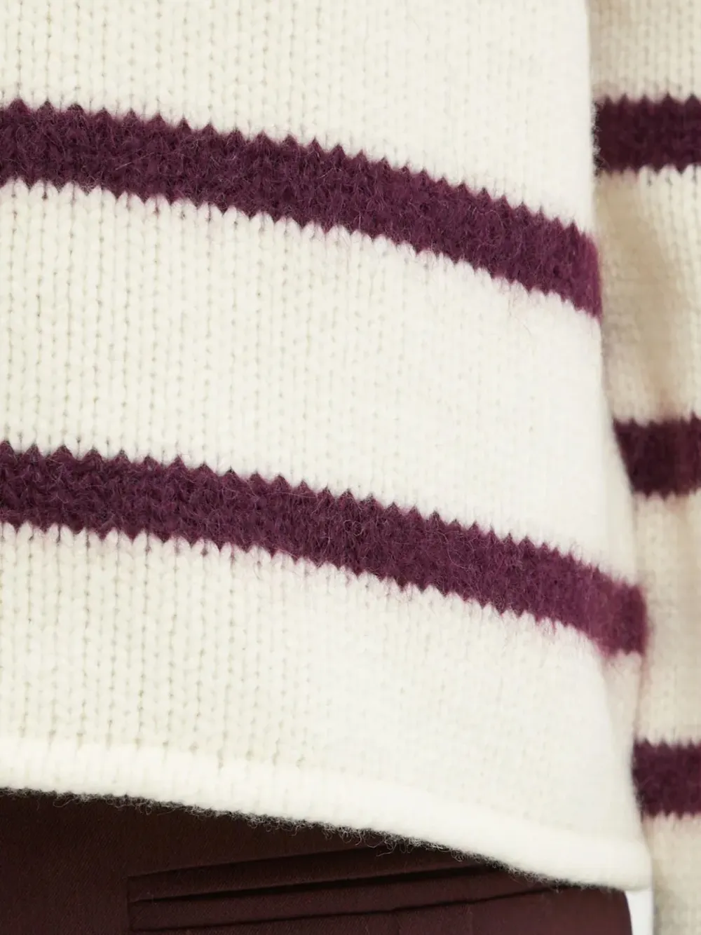 Forte Forte Striped Boat-neck Sweater In Multi