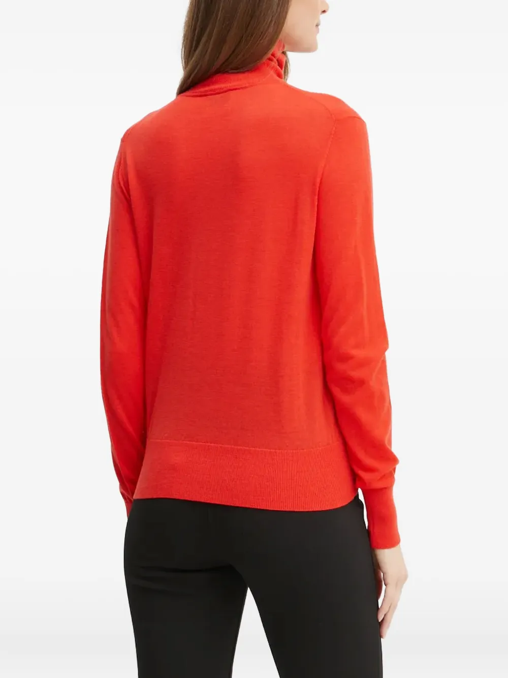 Forte Forte Turtleneck Long-sleeve Sweater In Red