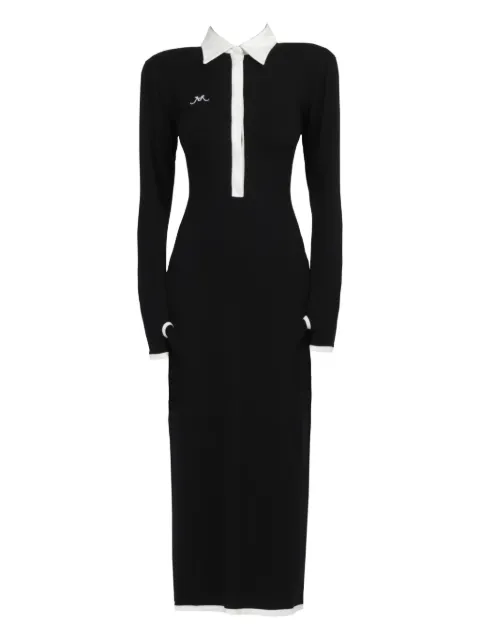 Rowen Rose long-sleeves jersey midi dress