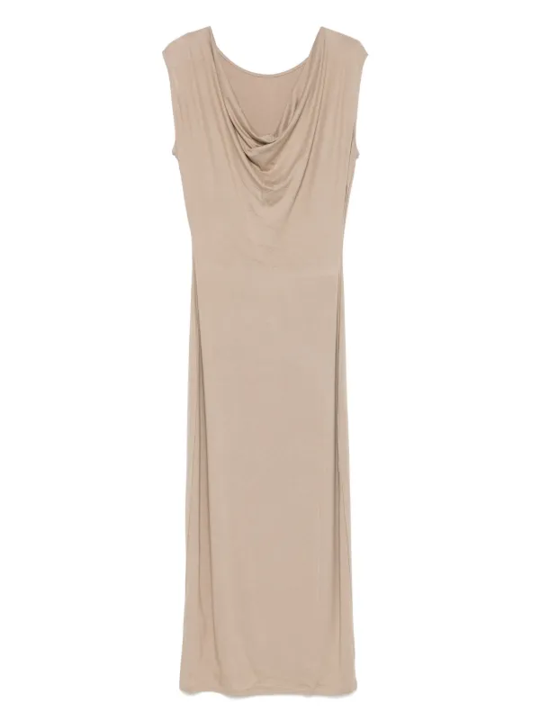 meshki knit dress Suki Knit Maxi Dress With Flowers - Nude main image 1