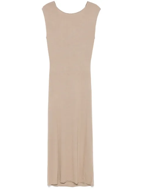 Majestic Filatures vestido largo de tejido jersey