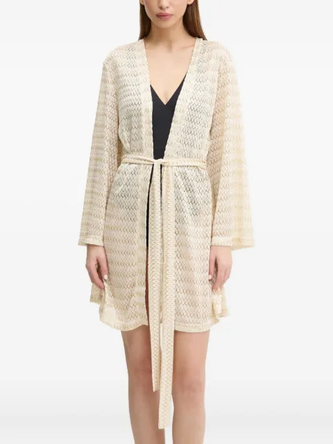Melissa Odabash Anna knitted bell-sleeve cover up