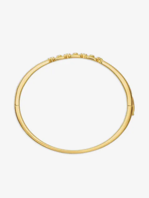 Michael Kors pulsera con bisagra de circonita