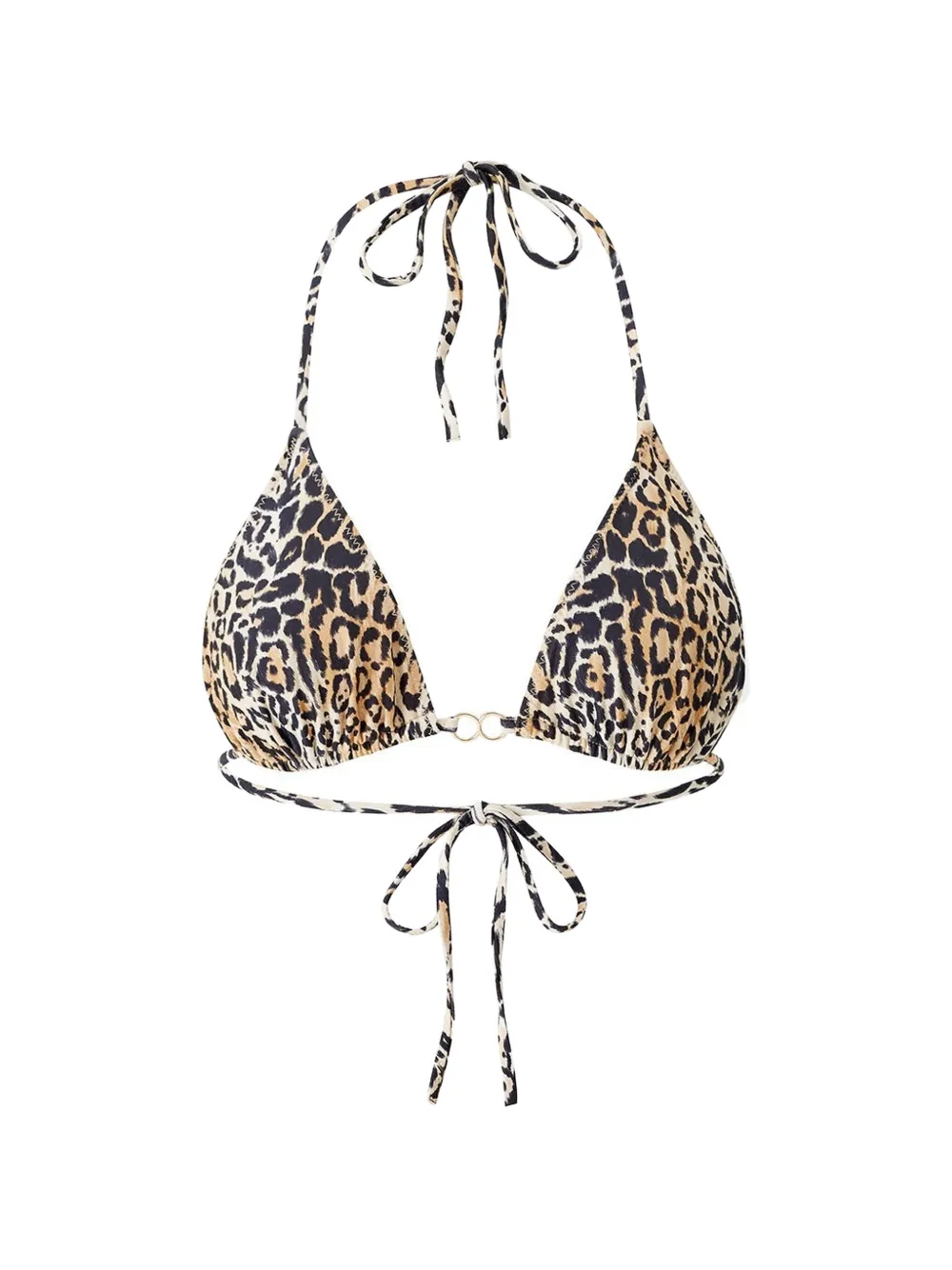 Melissa Odabash leopard-print bikini bra - Marrone