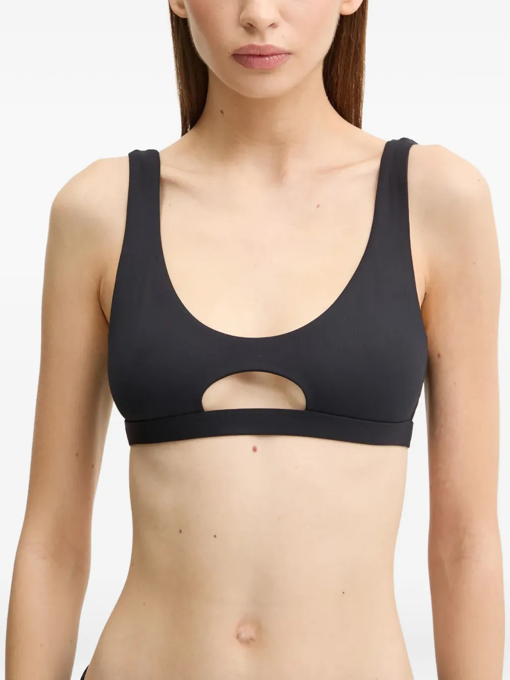 Melissa Odabash Sorrento Bikinioberteil mit Cut-Out - Schwarz