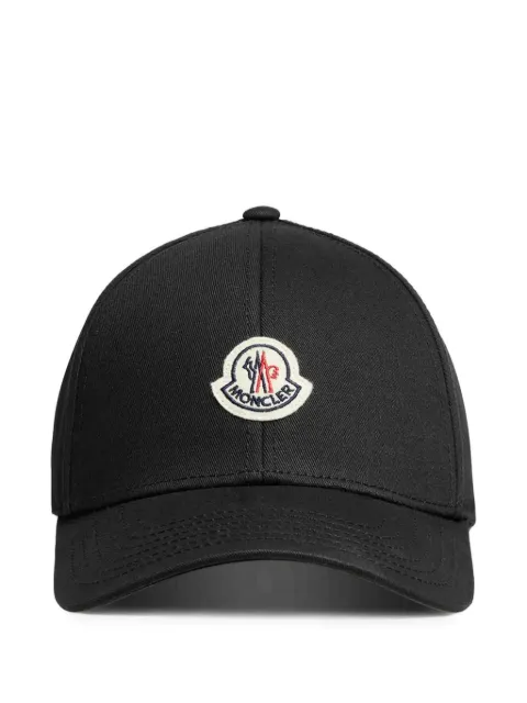 Moncler gorra de béisbol con parche del logo