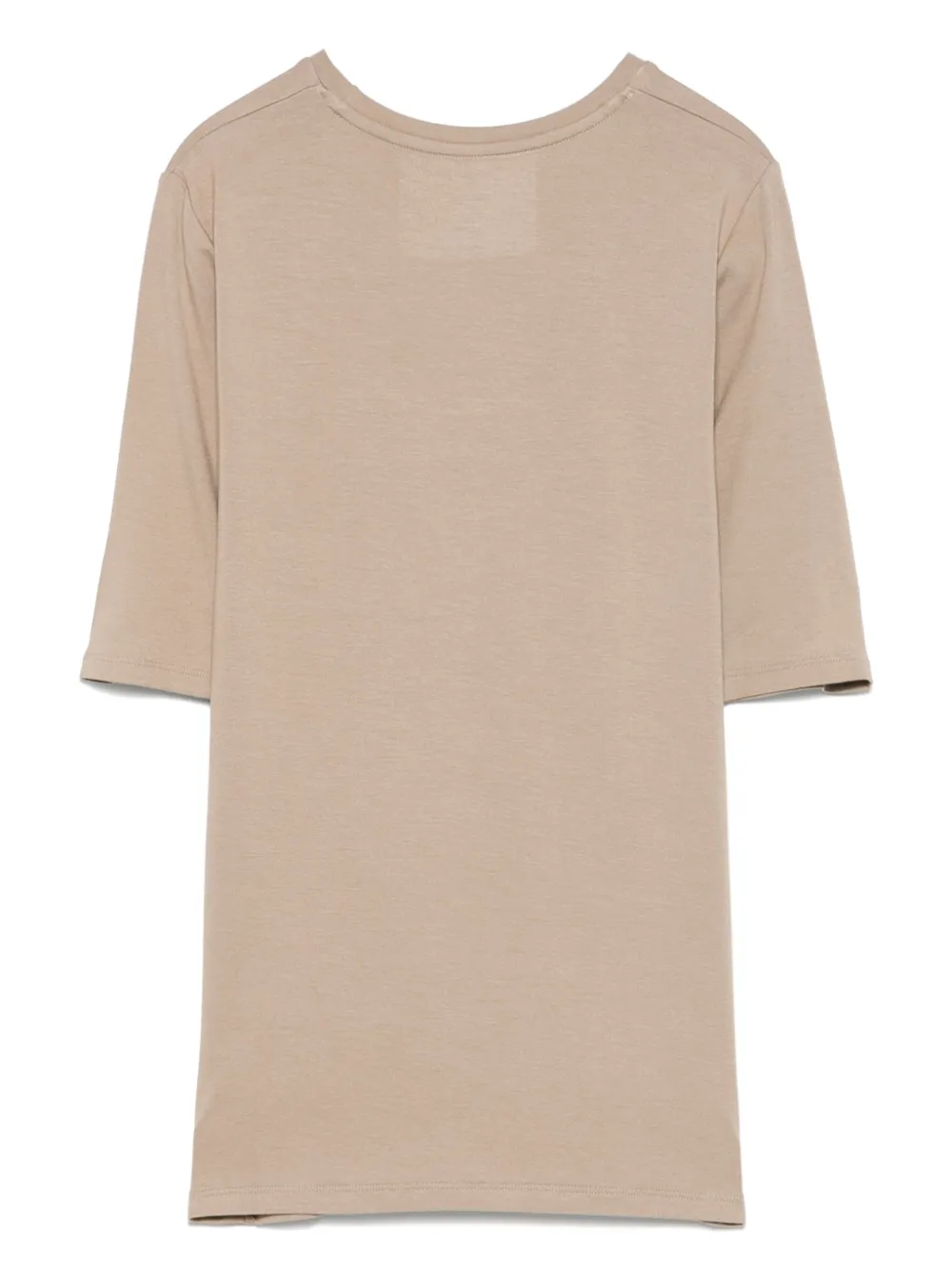 Shop Majestic Jersey T-shirt In Brown
