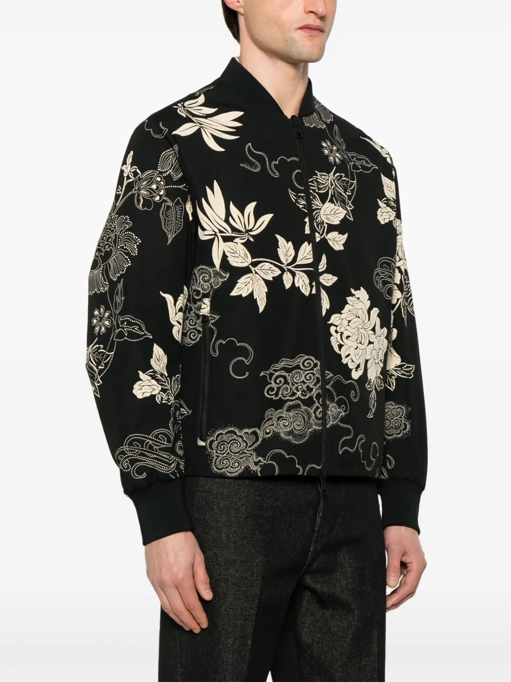 Moncler Vandea bomberjack Zwart