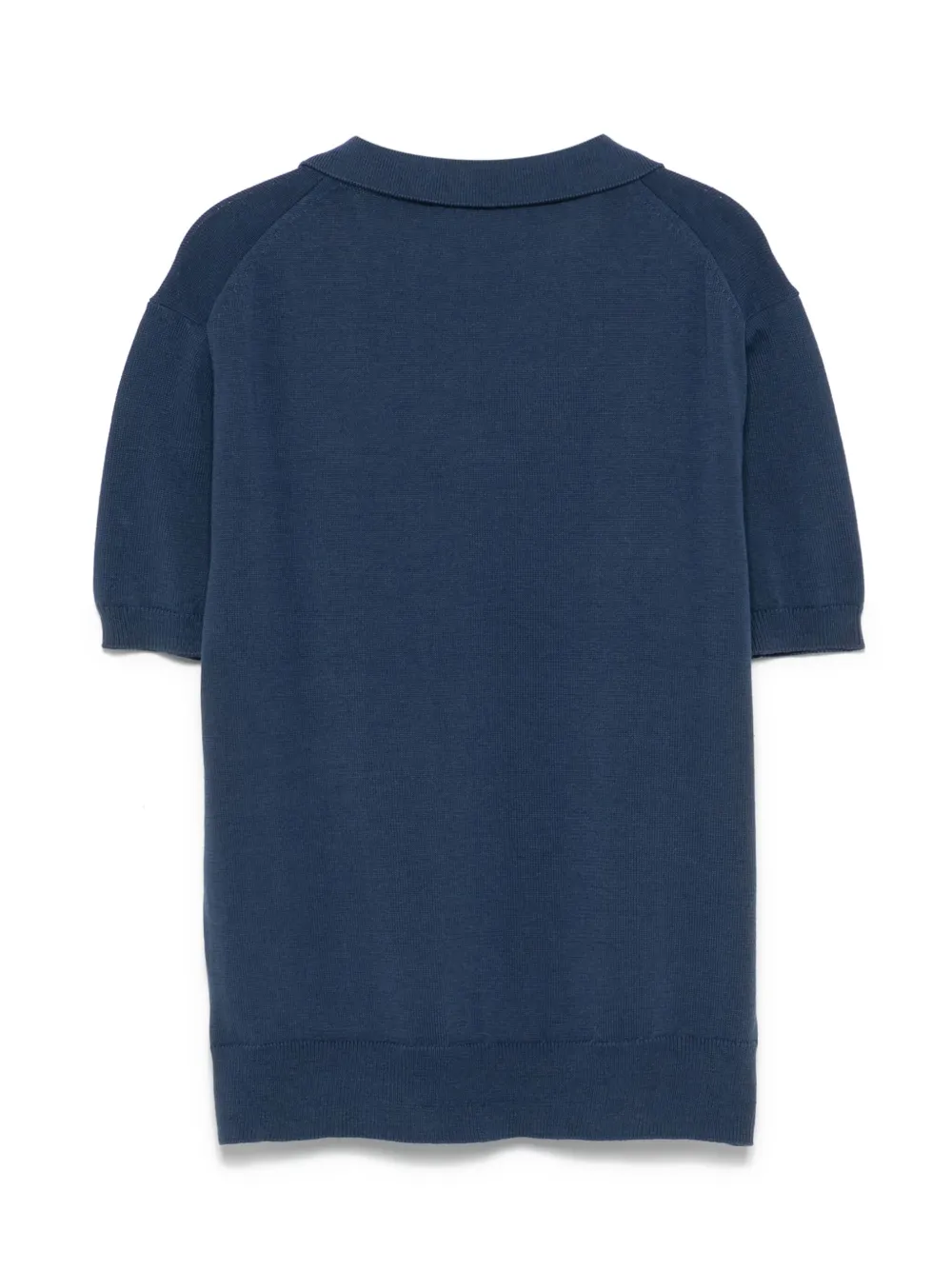 Paolo Pecora Kids cotton polo top - Blauw