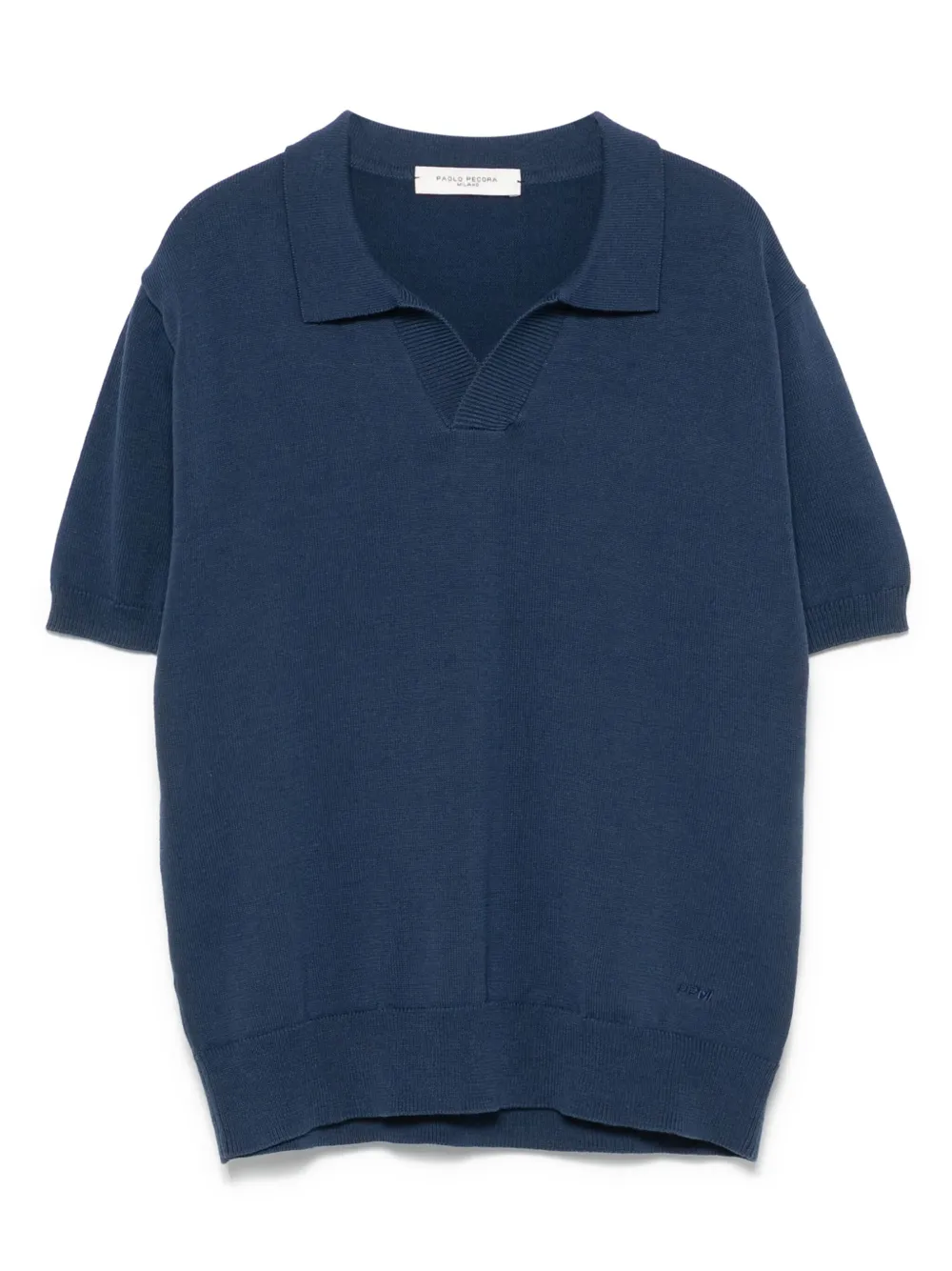Paolo Pecora Kids cotton polo top | Blue | Image 1