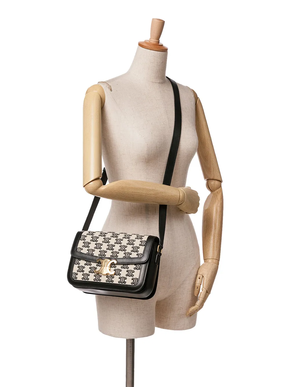 Céline Pre-Owned 2020 Embroidered Canvas Triomphe crossbody bag | Pre-Owned | Image 2