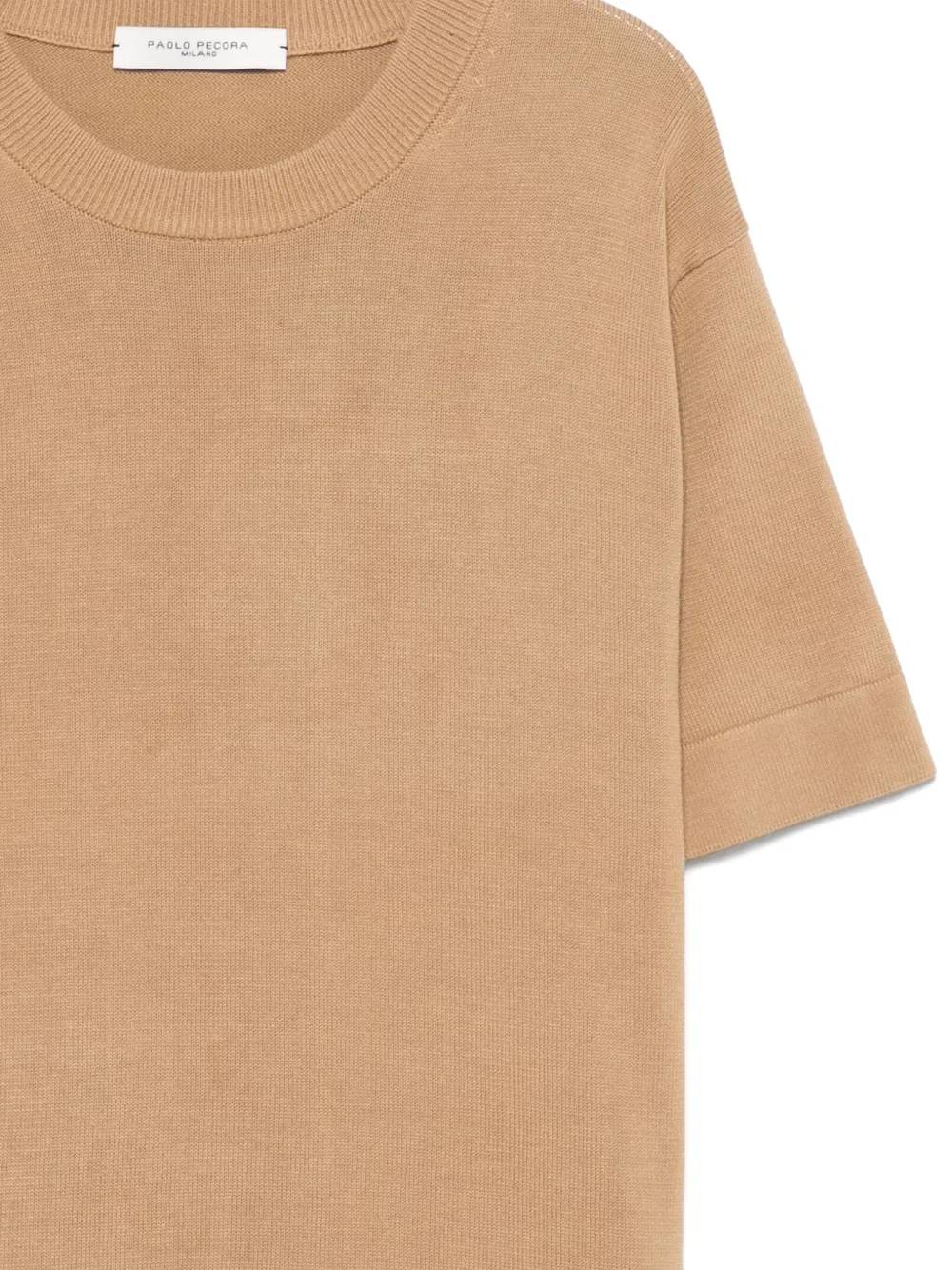Paolo Pecora Kids Katoenen T-shirt Beige
