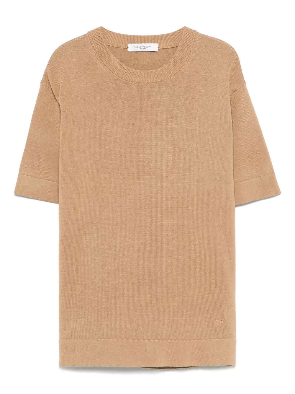 Paolo Pecora Kids Katoenen T-shirt Beige