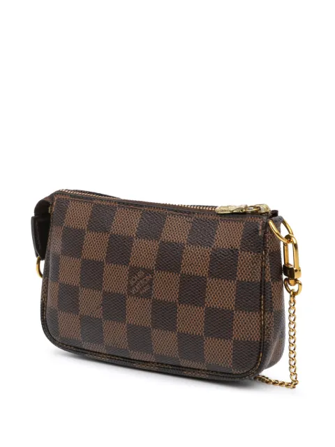 Louis Vuitton Pre-Owned 2017 Damier Ebene Mini Pochette Accessoires handbag QMQC6UOG22EIRKST - 2