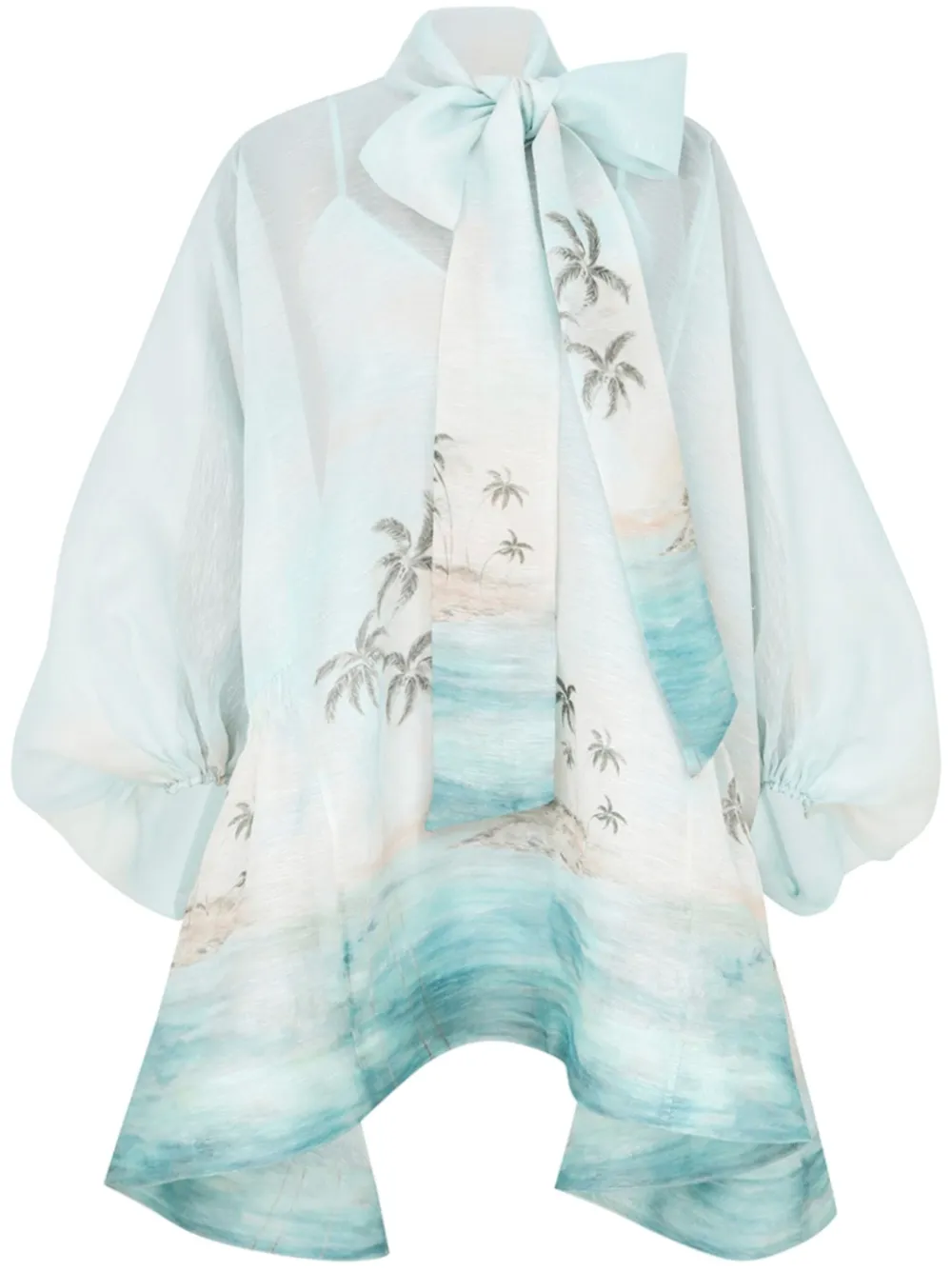 ZIMMERMANN Illuminate minidress | Blue | Image 1