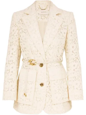 アウターその他 ZIMMERMANN Woman Blazer White 9550JS241 IVO ZIMMERMANN Jackets for Women - Shop on FARFETCH