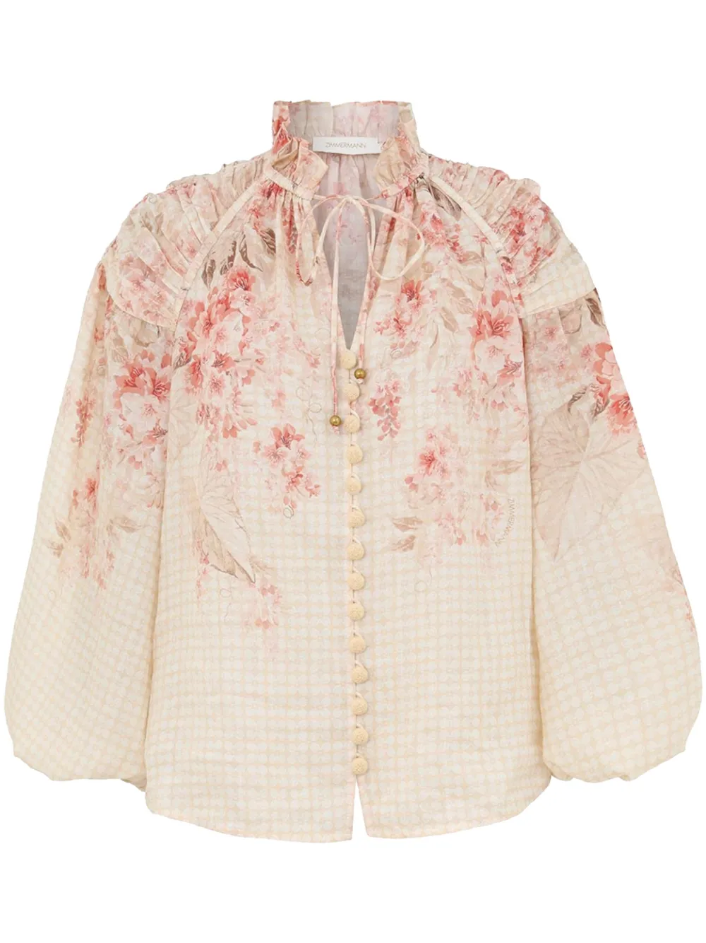 ZIMMERMANN Illuminate blouse Beige