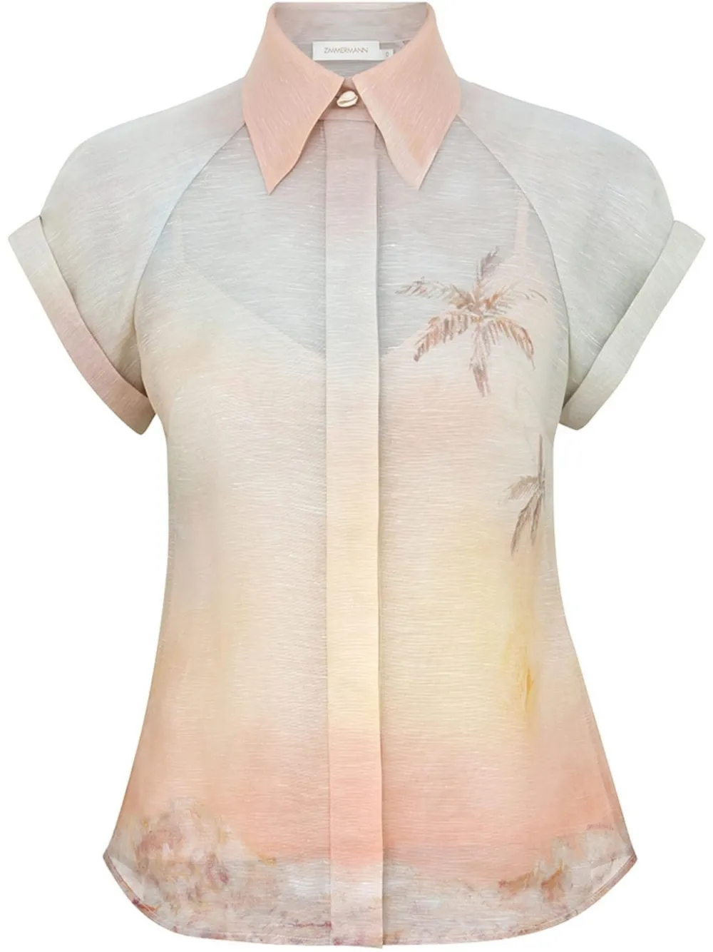 ZIMMERMANN Illuminate blouse Roze