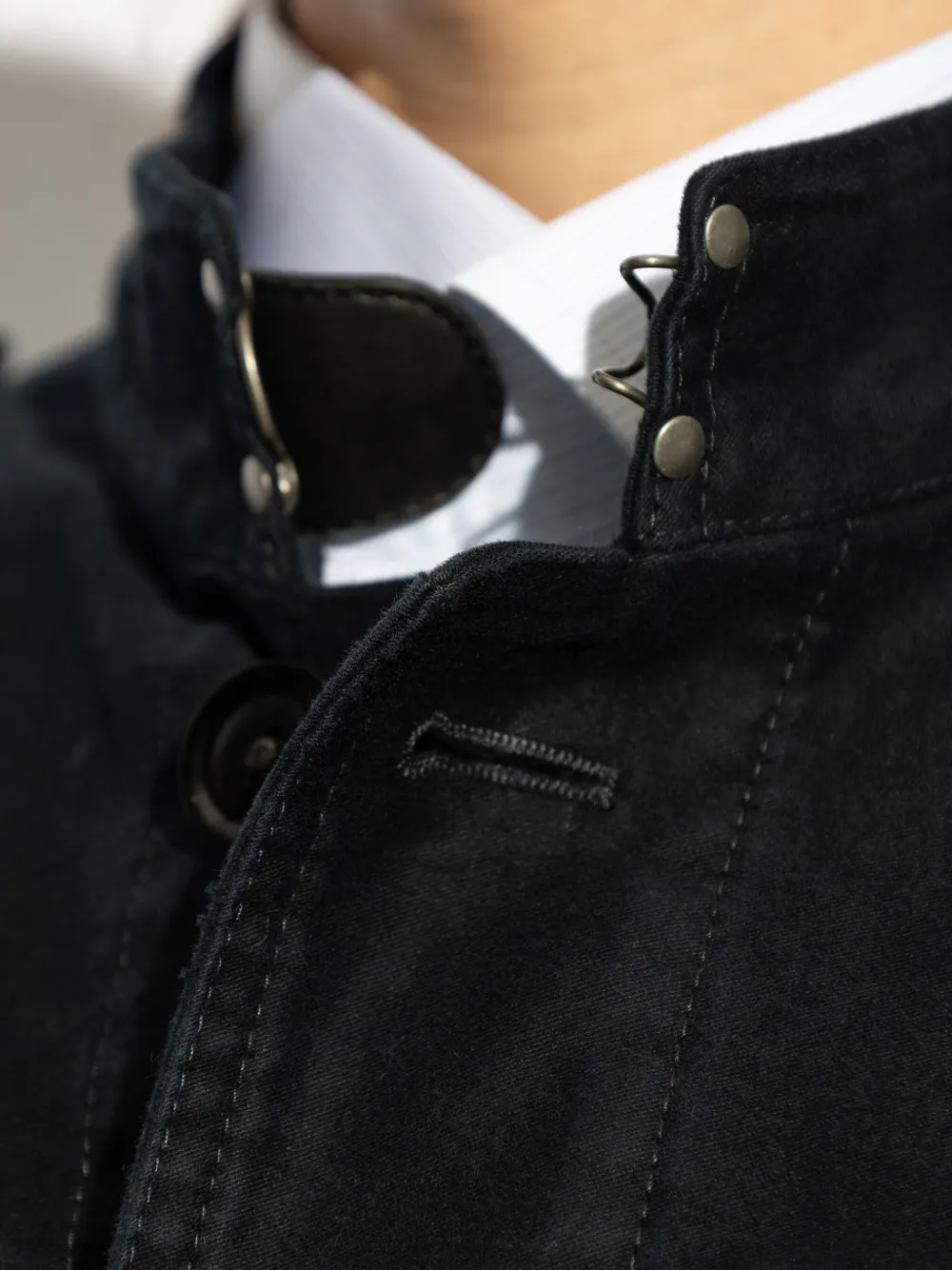 TOM FORD Katoenen jack Blauw