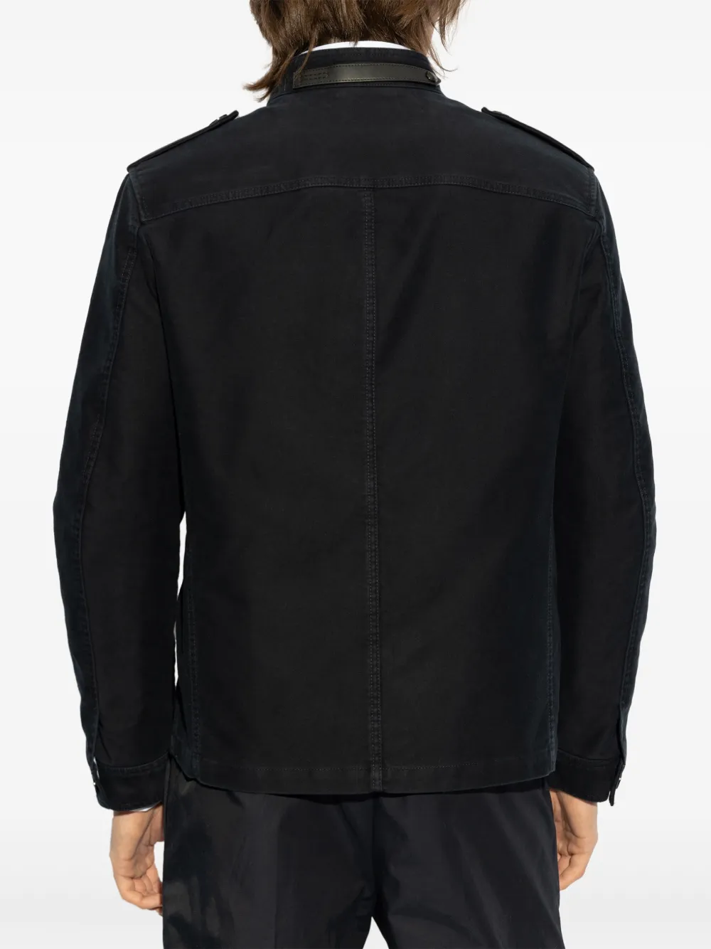 TOM FORD Katoenen jack Blauw