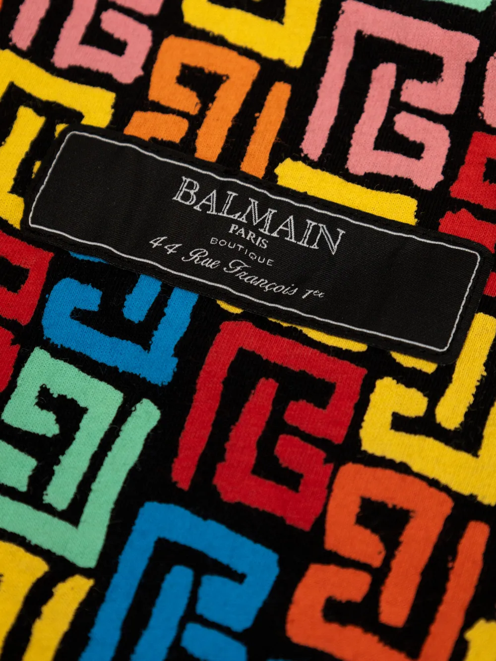 BALMAIN LOGO-PRINT T-SHIRT