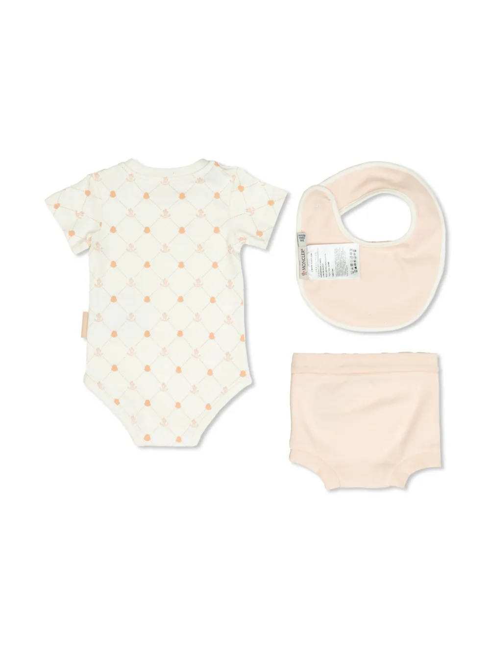 Moncler Enfant monogram logo babygrow set | Babygrow Sets | Image 2