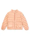 Moncler Enfant logo-patch jacket - Pink