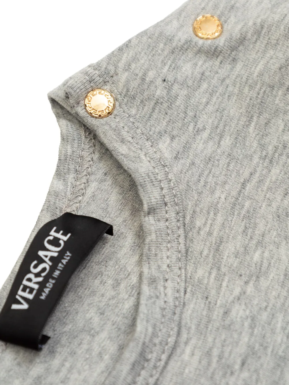 Versace Kids Broek met logoprint Grijs