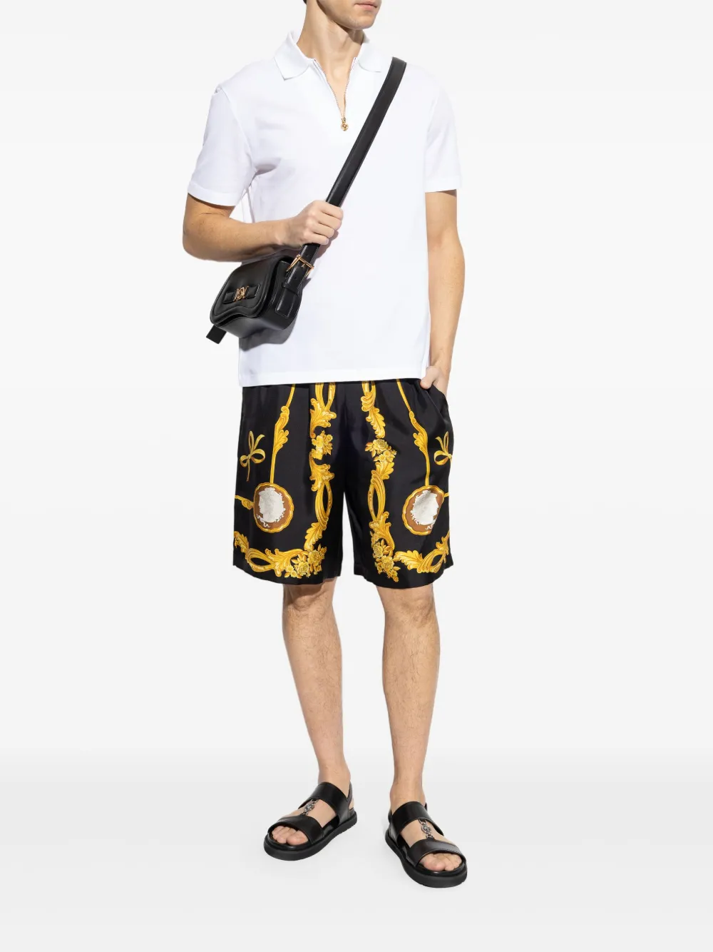 Versace Barocco shorts - Zwart