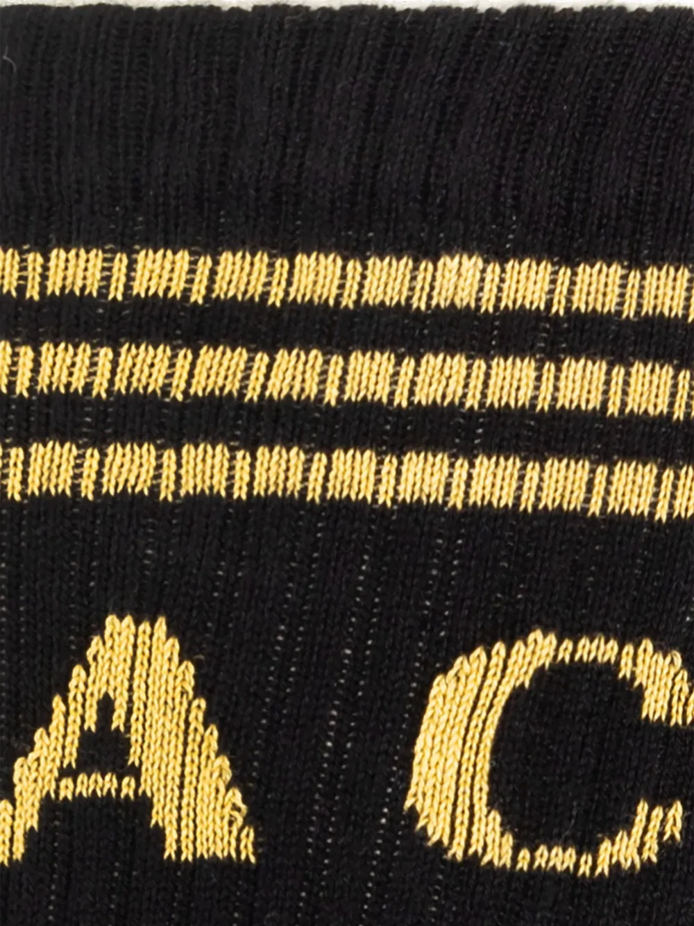 Versace 1990s Vintage sokken met logo Zwart