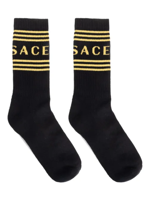 Chaussettes 90s Vintage Logo - Versace - Modalova