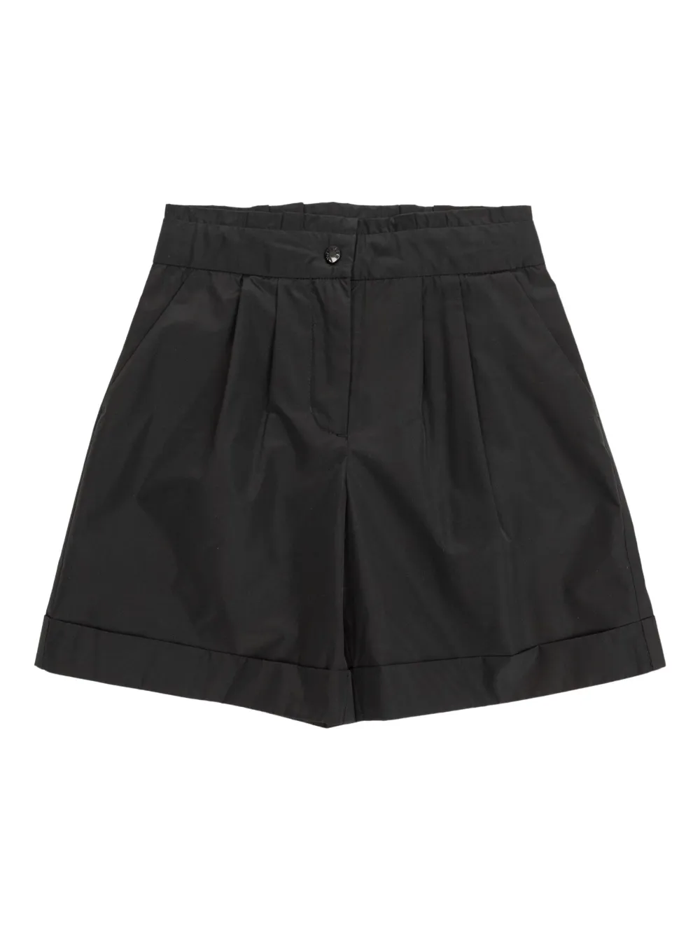 Moncler Enfant Shorts met logopatch Zwart