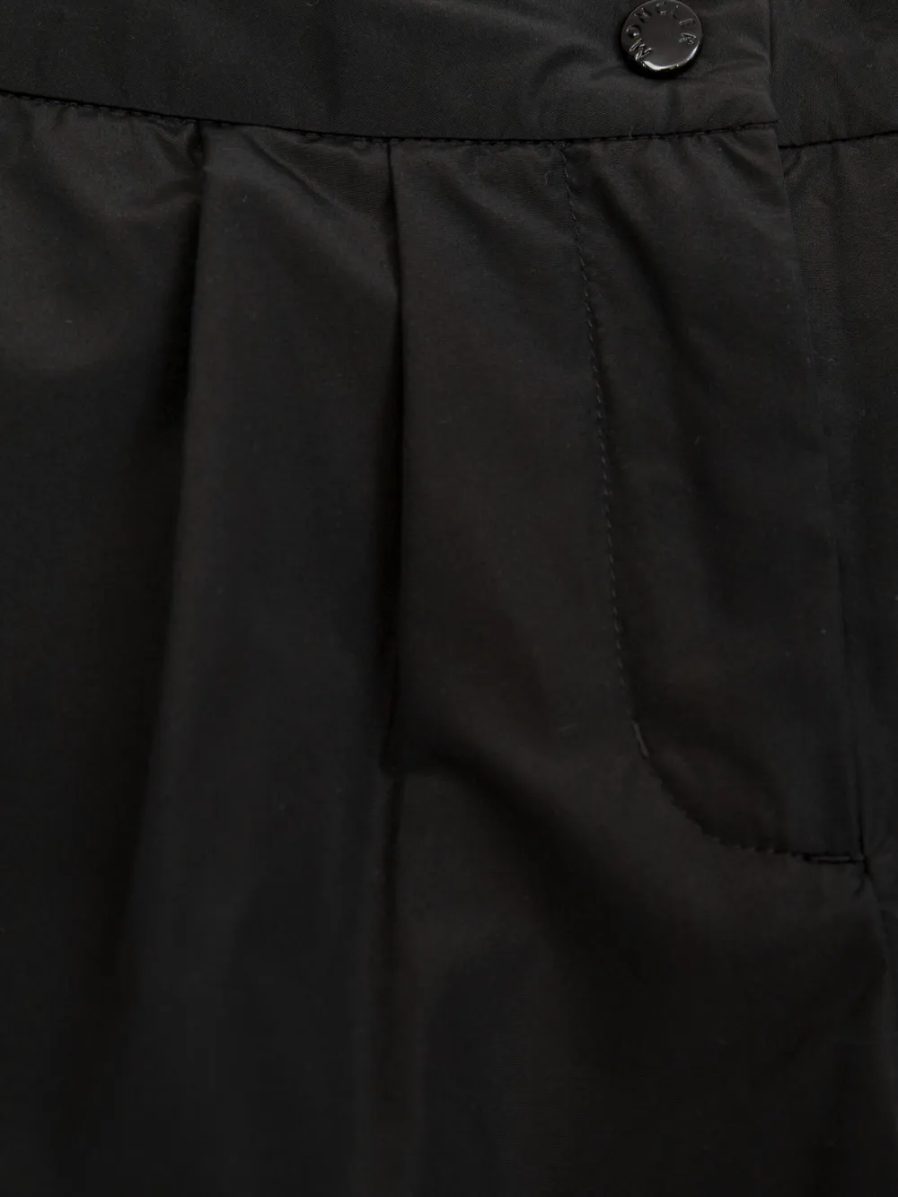 Moncler Enfant Shorts met logopatch Zwart