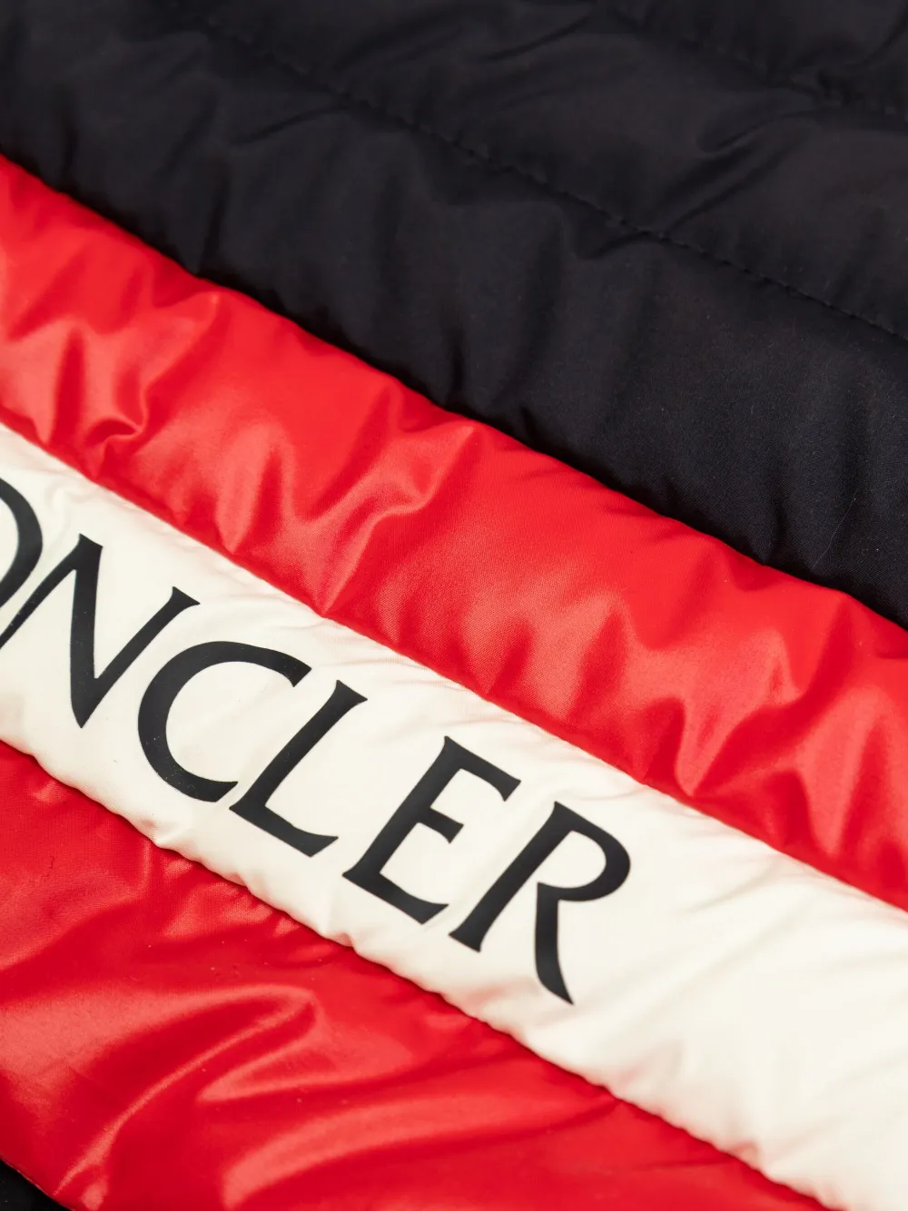 Moncler Enfant Bodywarmer met logoprint Blauw
