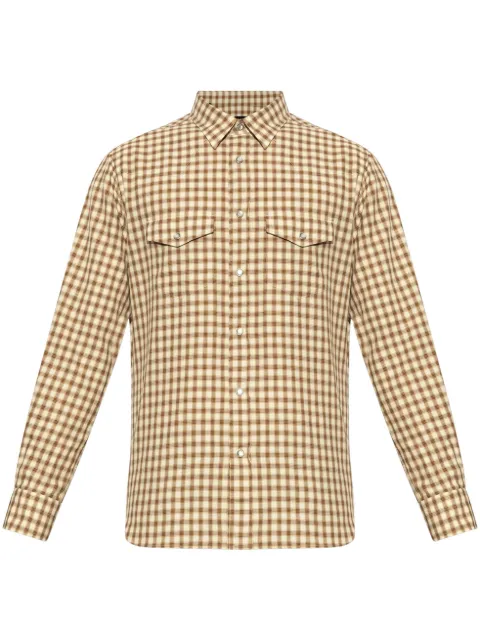 TOM FORD plaid check pattern shirt 