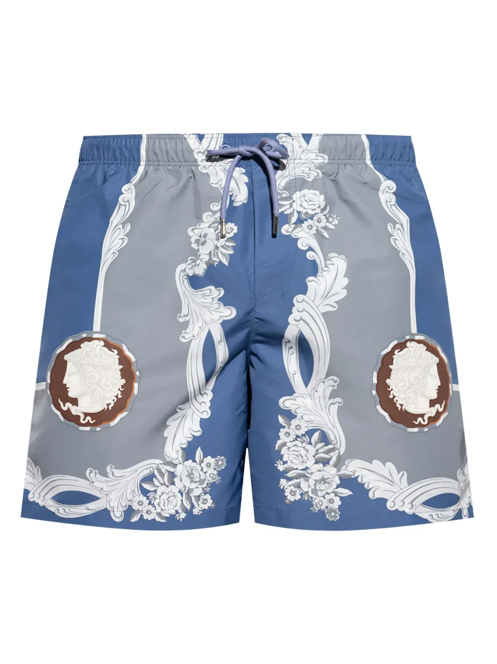 Barocco-print swim shorts