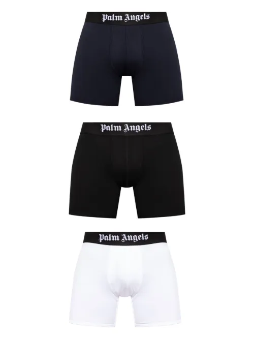 Lot de trois boxers à bande logo - Palm Angels - Modalova