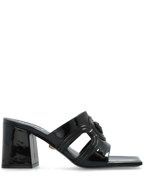 Mules Medusa '95 à fini verni 70 mm - Versace - Modalova