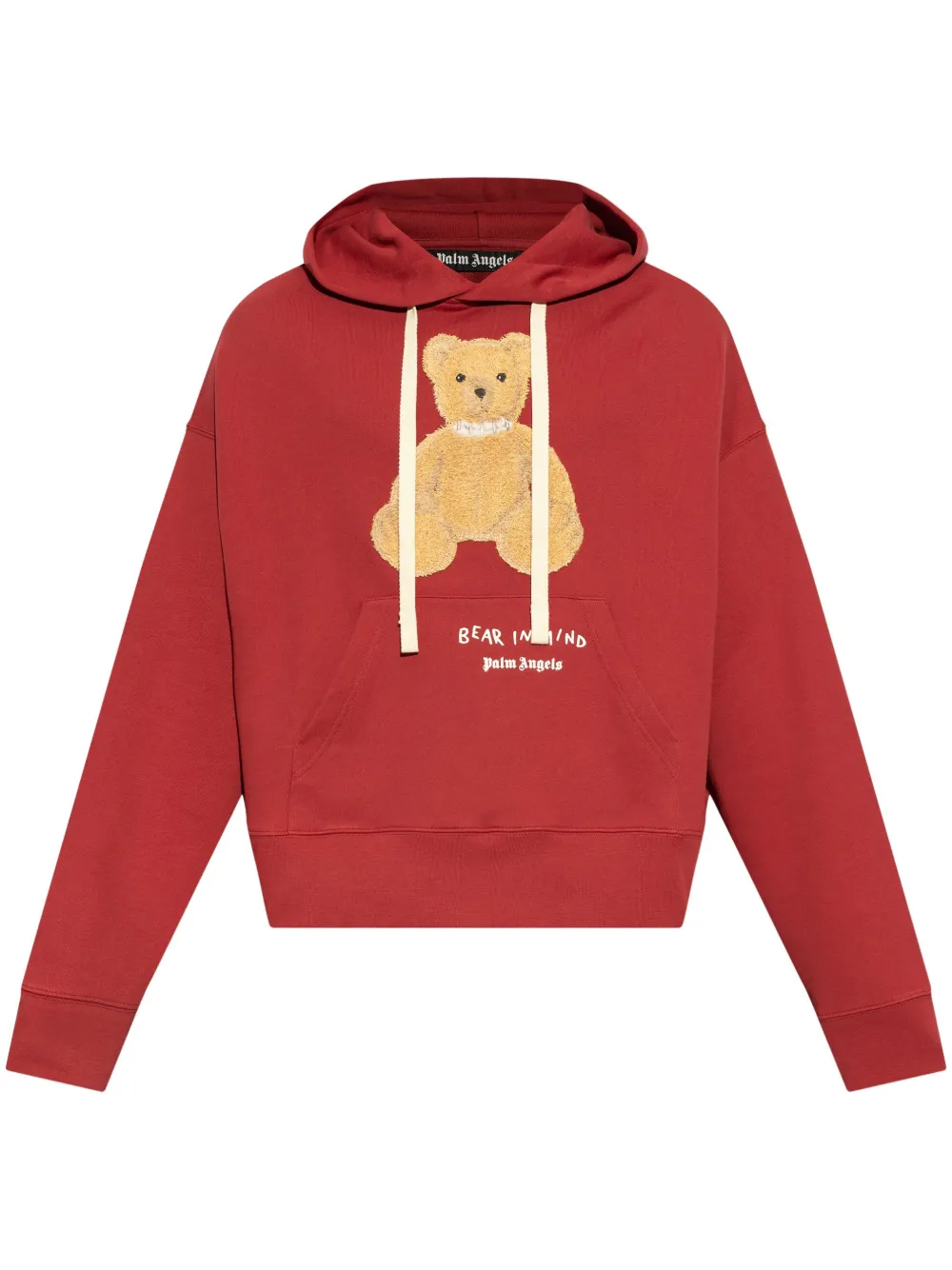 Palm Angels Bear In Mind hoodie Rood