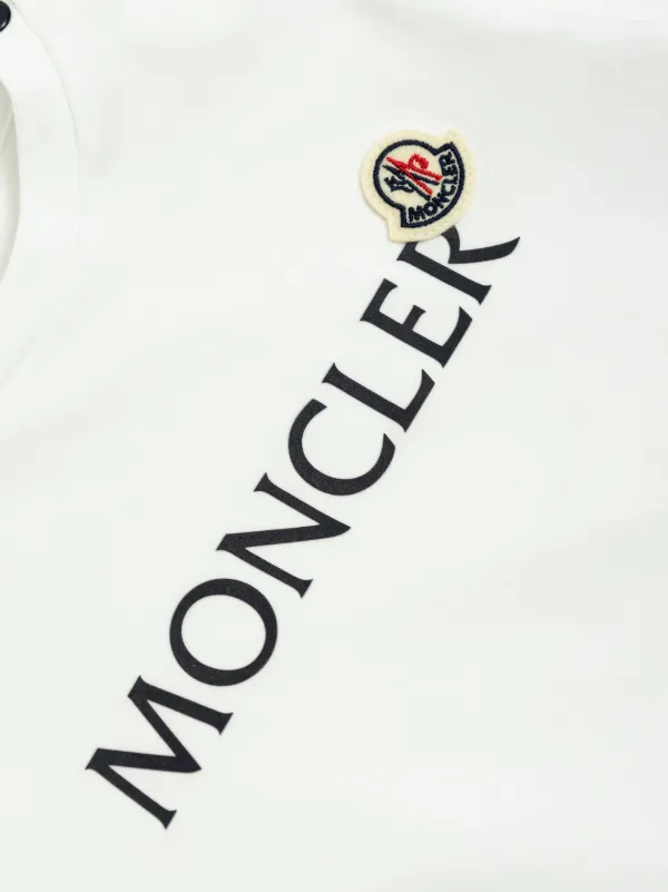 Moncler Enfant logo-print Short Set | White | FARFETCH