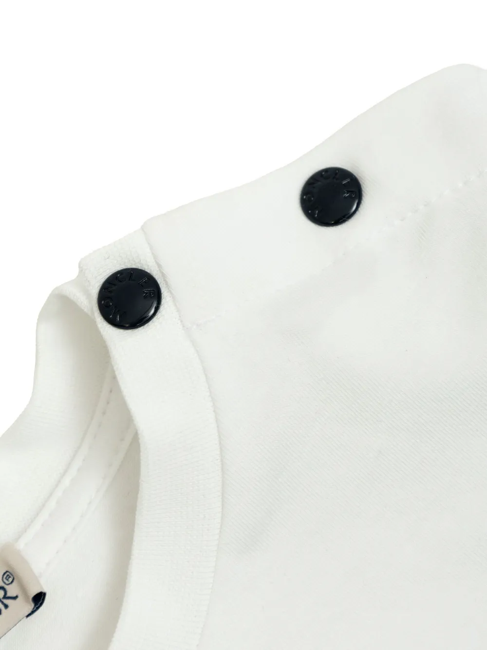 Moncler Enfant Shorts met logoprint Wit