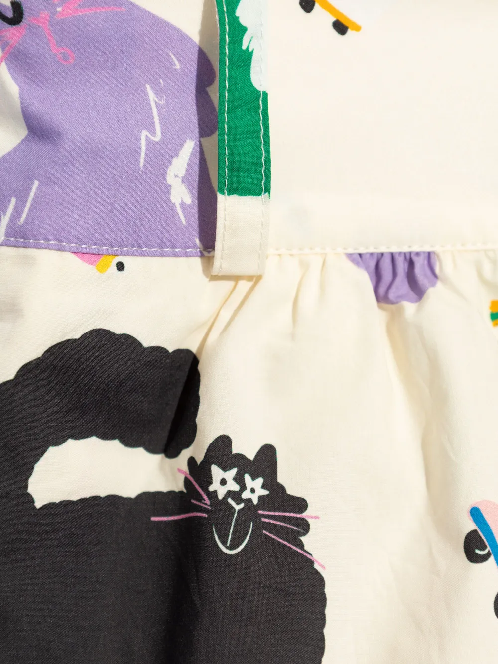 Stella McCartney Kids Shorts met grafische print Beige