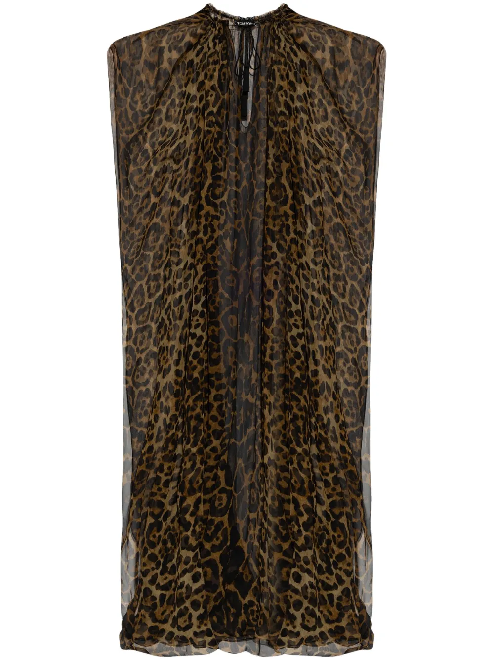 TOM FORD シルク ドレス - ブラウン TOM FORD シルク ドレス - ブラウン